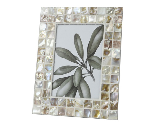 [4-834999] ***PHOTO FRAME CAPIZ WHITE L1.00-W16.50-H21.50cm