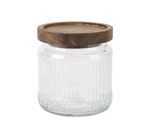 [4-835559] BOTE COCINA - CRISTAL TRANSPARENTE - dia9.90-H10.60cm