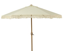 [4-806389] ***PARASOL POLYESTER OFF-WHITE dia220.00-H222.00cm