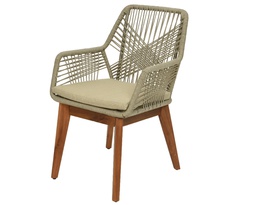 [4-841012] ***SEVILLE CHAIR PP ROPE BEIGE L69.00-W57.00-H87.00cm