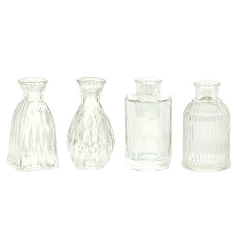 [PV-4910] SET DE 4 BOTELLITAS -  CMØ5.3XH11-Ø6XH11.3-Ø5.2XH10-Ø5.4XH9.7