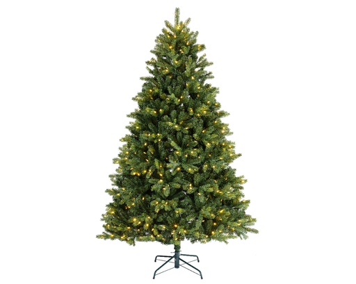[4-690748] ***FREIBURG PINE UL PRELIT GREEN/WARM WHITE/MULTI dia165.00-H270.00cm-1000L