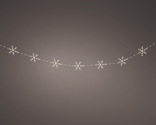 [4-490597] ***MICRO LED GARLAND OUTDOOR WHITE/WARM WHITE dia15.00-H225.00cm-160L