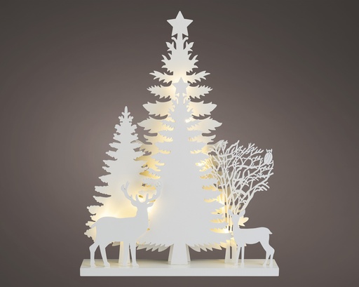 [4-481624] ***LED SCENERY BO INDOOR WHITE/WARM WHITE L5.50-W30.00-H40.00cm-12L