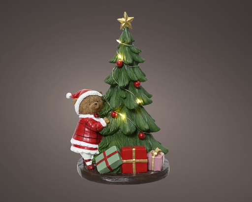 [4-531339] ***TREE BO INDOOR GREEN/COLOUR(S) L17.50-W14.50-H27.50cm