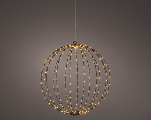 [4-491677] ***MICRO LED FRAME LIGHT OUTDOOR BLACK/CLASSIC WARM dia38.00cm-240L