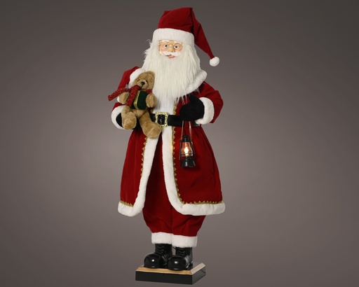 [4-536081] ***SANTA POLYESTER RED/COLOUR(S) L25.00-W35.00-H110.00cm