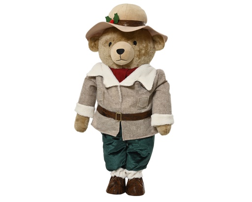 [4-398569] ***BEAR POLYESTER BROWN/COLOUR(S) L28.00-W45.00-H88.00cm