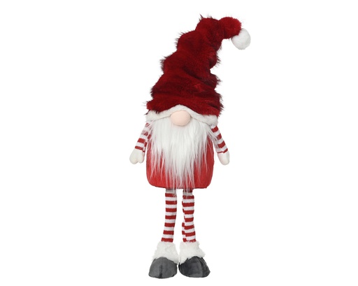 [4-537756] ***GNOME POLYESTER RED L21.00-W14.00-H65.00cm