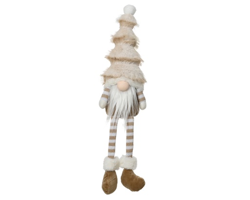 [4-537770] ***GNOME POLYESTER BEIGE L13.00-W9.00-H45.00cm