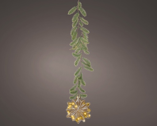[4-489455] ***MICRO LED FLOWER BO INDOOR AMBER/CLASSIC WARM L8.00-W19.00-H19.00cm-15L