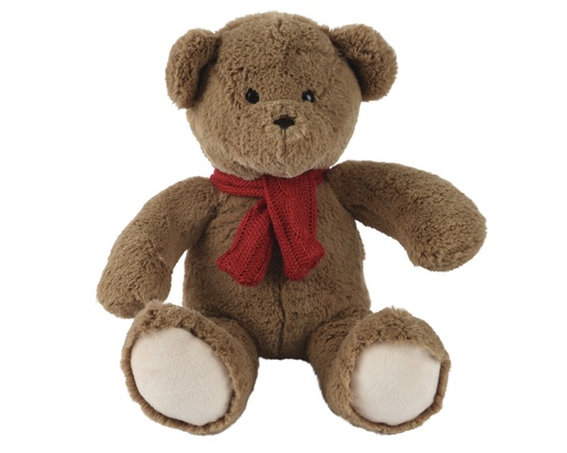 [4-582461] ***BEAR PLUSH BROWN L30.00-W25.00-H30.00cm