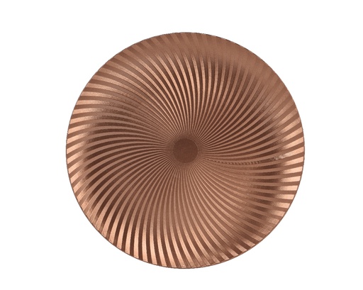 [4-393849] ***DECO PLATE PP BRANDY dia33.00-H1.50cm