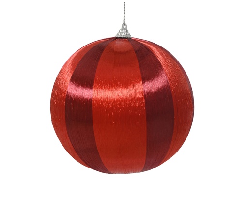 [4-451912] BOLA FOAM P COLGAR - RAYAS TIPO CIRCO - ROJO/GRANATE - dia8.00cm