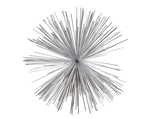 [4-463280] ESTRELLA TIPO TINSEL - PLATA - dia60.00cm