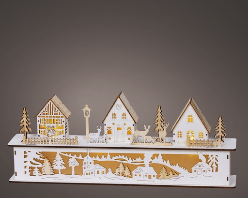 [4-489636] ***LED SCENERY BO INDOOR NATURAL/WARM WHITE L11.00-W57.00-H22.20cm-7L