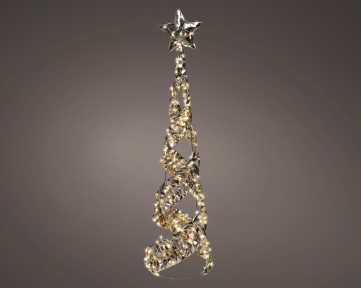 [4-490412] ***MICRO LED CONE OUTDOOR GOLD/WARM WHITE dia20.00-H80.00cm-400L