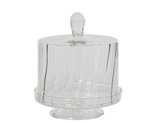 [4-524088] BOÎTE À LUNCH AVEC COUVERCLE - TRANSPARENT - dia12.00-H14.70cm