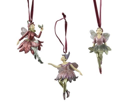 [4-536100] ***FAIRY POLYRESIN ASSORTED L6.00-W9.00-H10.00cm