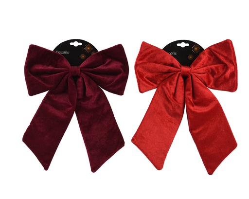 [4-537304] ***BOW POLYESTER ASSORTED L30.00-W35.00-H0.50cm