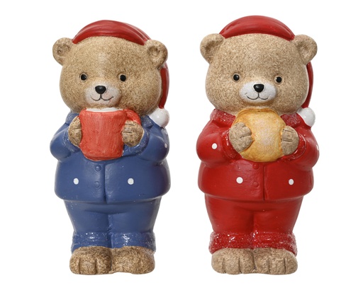 [4-537565] OSITO CERAMICA - 2 DISEÑOS - PRECIO UNIDAD -  L5.50-W6.00-H12.00cm