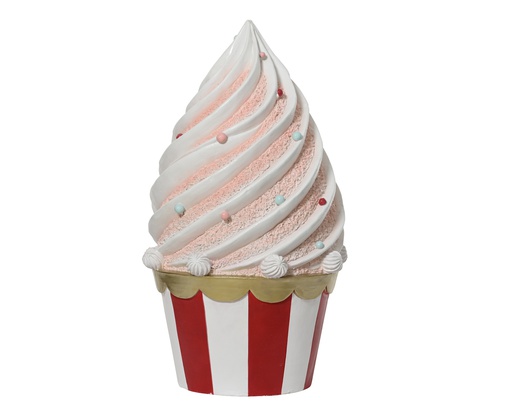 [4-537598] HELADO XXL MAGNESIUM - ROJO/BLCO  L41.50-W41.50-H75.00cm