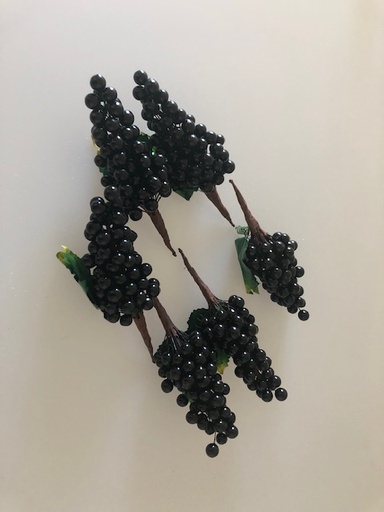[4-80663] RACIMO UVA NEGRA PEQ. 6 UDS.