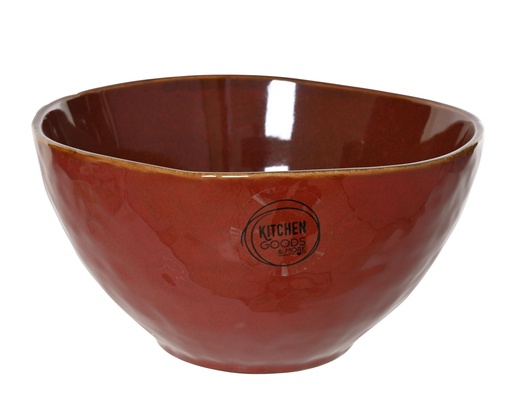 [4-708269] ***BOWL STONEWARE OXBLOOD dia15.00-H7.70cm