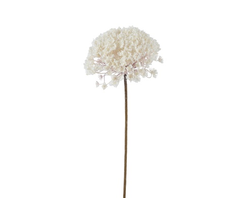 [4-708981] ***FLOWER PLASTIC CREAM L23.00-W23.00-H70.00cm