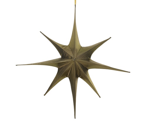 [4-729707] ***STAR POLYESTER GOLD dia85.00-H20.00cm