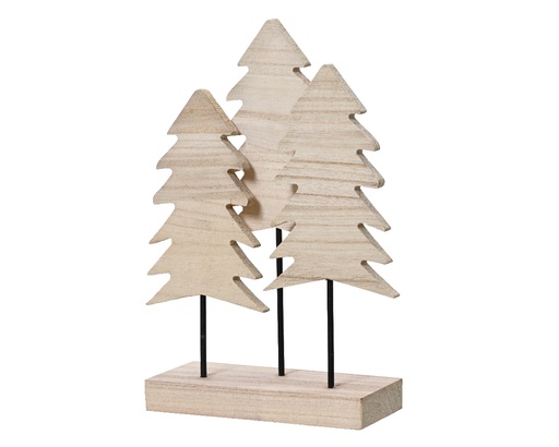 [4-761057] ***TREE PAULOWNIA WOOD NATURAL L10.00-W24.00-H45.00cm