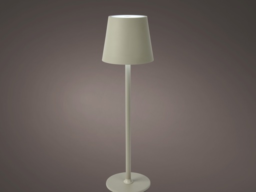 [4-892094] ***LED RECHARGEABLE TABLE LAMP BO OUTDOOR SAND/WARM WHITE dia11.00-H37.00cm-56L