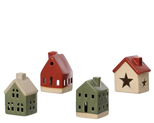 [4-537823] ***HOUSE PORCELAIN ASSORTED L6.30-W7.30-H11.00cm