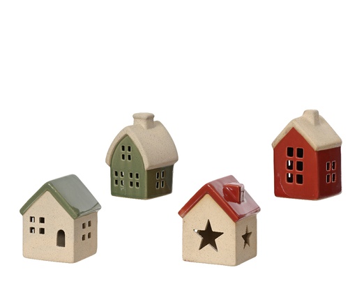 [4-537824] ***HOUSE PORCELAIN ASSORTED L5.80-W6.80-H8.20cm