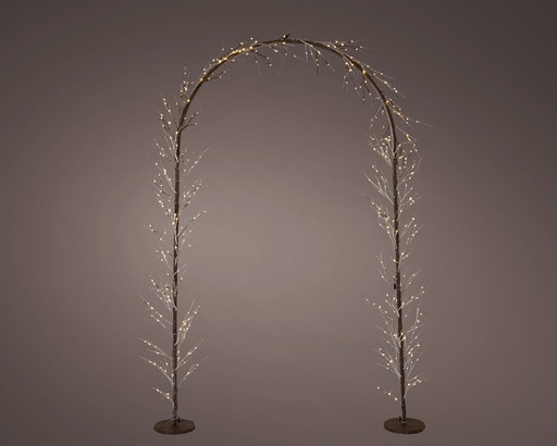 [4-490581] ***LED ARCH OUTDOOR BROWN/WARM WHITE W130.00-H230.00cm-384L