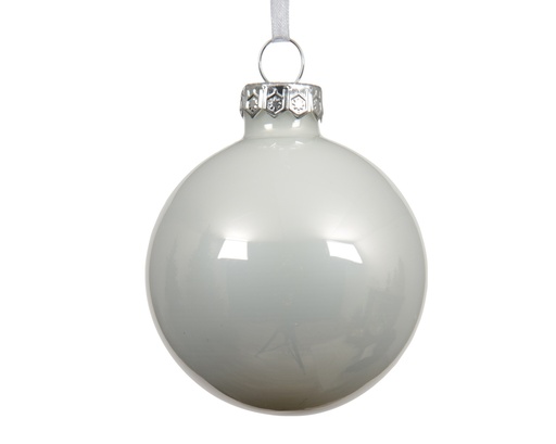 [4-100143] BOLA CRISTAL WINTER WHITE dia15.00cm
