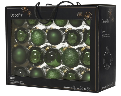 [4-149258] BOLA CRISTAL PINE GREEN dia7.00cm