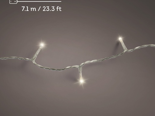 [4-496434] ***LED BASIC LIGHTS BO OUTDOOR TRANSPARENT/WARM WHITE 710cm-96L