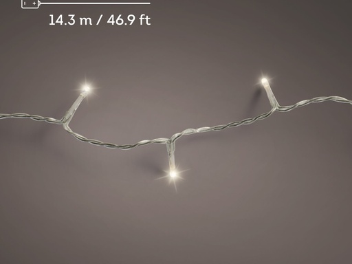 [4-496435] ***LED BASIC LIGHTS BO OUTDOOR TRANSPARENT/WARM WHITE 1432cm-192L
