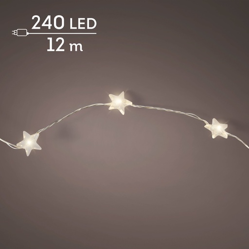 [4-497112] TIRA MICRO SILVER/WARM WHITE 1195cm-240L