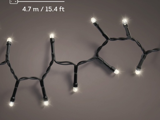[4-497298] ***DURAWISE COMPACT LIGHTS BO OUTDOOR BLACK/WARM WHITE 470cm-192L