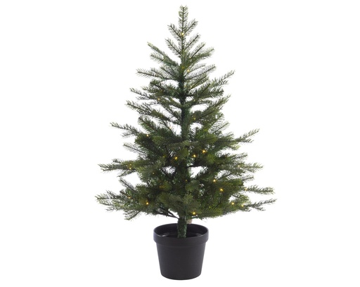 [4-680299] ABETO GRANDIS CON LUZ EN MACETA GREEN/WARM WHITE dia63.00-H90.00cm-80L