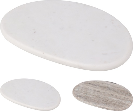 [KM-A98900200] TABLA/BANDEJA MARMOL - 24CM - 2 COLORES - PRECIO UNIDAD 