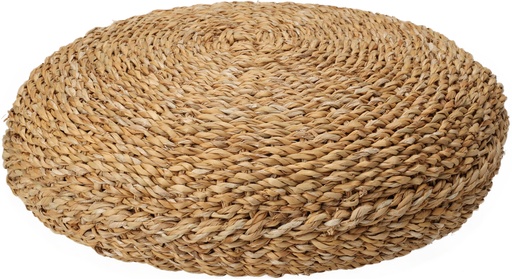 [KM-BD2000070] ***POUF ROUND NATURAL 40X40X15CM