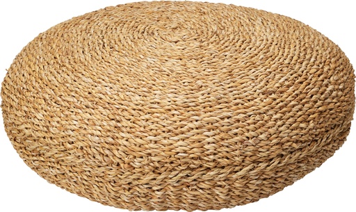[KM-BD2000080] ***POUF ROUND NATURAL 58X58X20CM