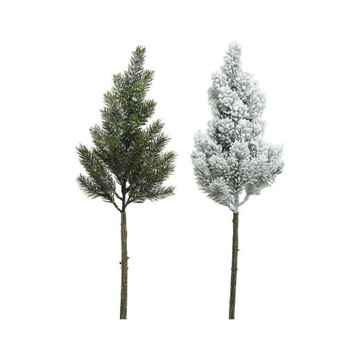 [4-680186] MINI SAPIN AVEC PIQUET - 2 COULEURS - À L' UNITÉ