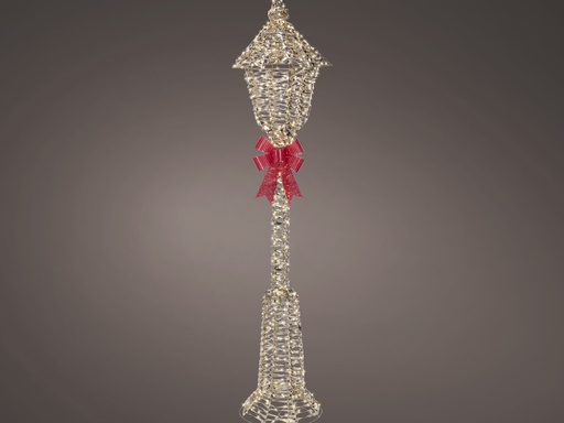 [4-490418] FAROLA MICRO LED EXTERIOR - GOLD/WARM WHITE L30.00-W30.00-H150.00cm-720L