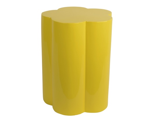 [4-843878] MESITA DE APOYO AMARILLO - MAGNESIUM - dia34-H45cm