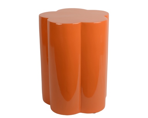 [4-843880] ***SIDE TABLE MAGNESIUM ORANGE dia34-H45cm
