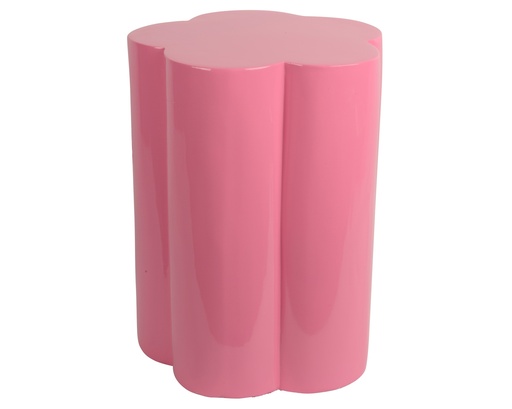 [4-843882] MESITA DE APOYO ROSA - MAGNESIUM - dia34-H45cm